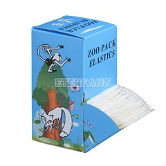 2xETERFANT Dental Ortho Elastics Rubber Bands Latex Braces 3.5oz 1/8(Chipmunk)