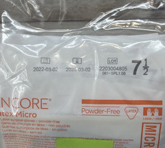 ENCORE Latex MICRO Surgical Gloves Sterile *22 Pair* Size: 7.5 *See Date*3-25