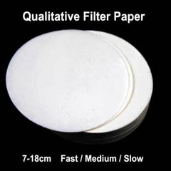 7cm-18cm Qualitative Filter Paper 100 Pieces for Chemistry Laboratory Supply