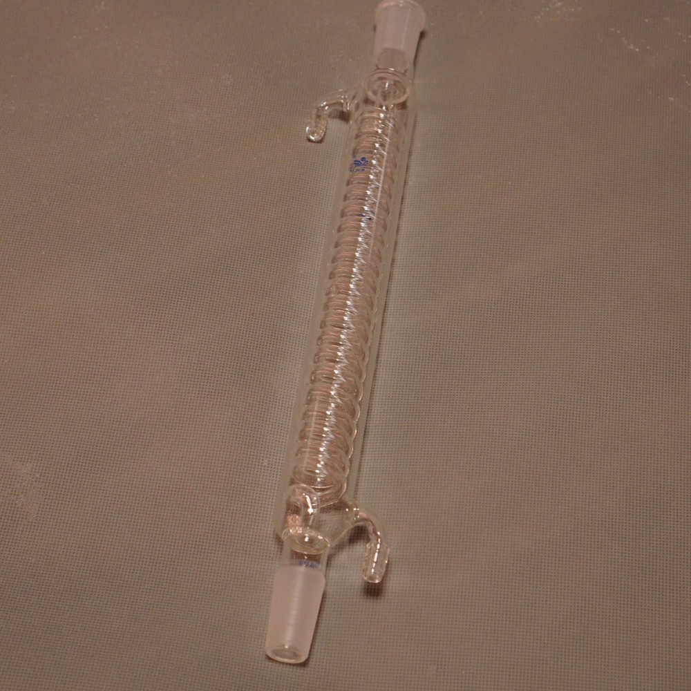 Lab glass graham condenser for distillation coil condenser 24/40 lab glassware
