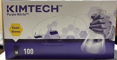 Kimtech 55082 Medium Purple Nitrile Powder-Free Exam Gloves Box of 1000 Gloves