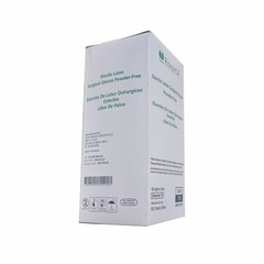 Sterile Latex Surgical Gloves Powder-Free 6.0 to 8.5 (50/400 pcs) from Malaysia