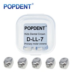5Pcs Dental Kids Crown Primary Molar Pediatric Crowns stainless steel 48 Sizes