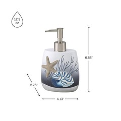Avanti Linens Bathroom Accessory Resin Countertop Accessories Oceanscape