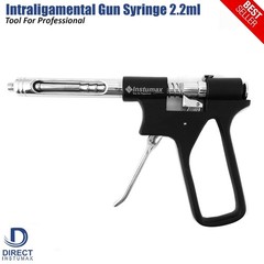 Dental Anesthetic Syringe Intraligamental Gun 1.8ML Injection AMR + EUR Threads