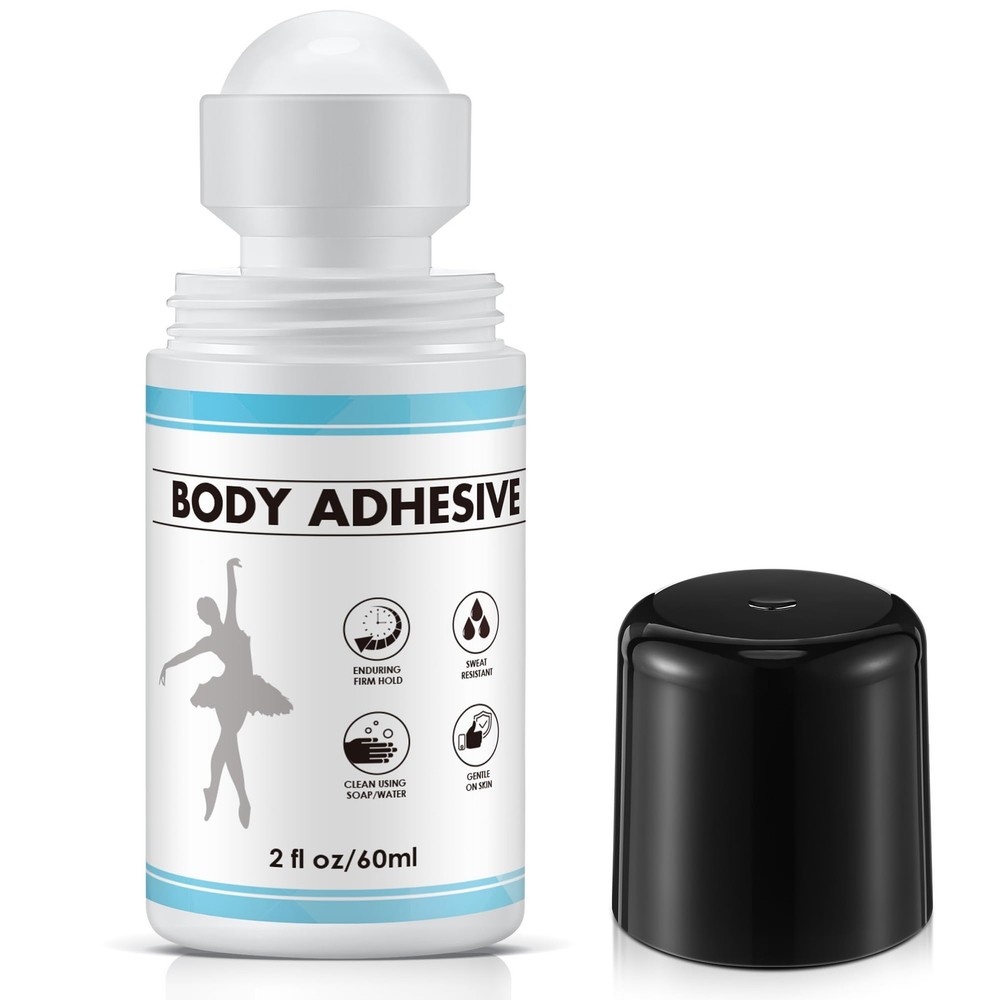 Electricwise 1 Pcs Roll On Body Adhesive For Dancers Sweat Resistant Water Wash