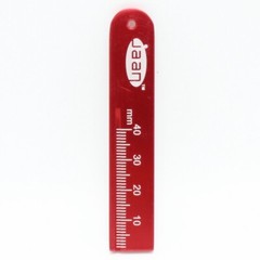 4 Pcs Aluminium Dental Endo Rulers Span Measure Scale Endodontic Dentist Tools