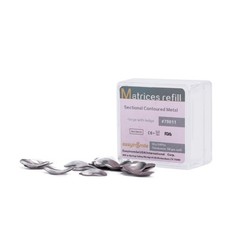 S/M/L 50μm EASYINSMILE Dental Sectional Contoured Metal Matrices Matrix Refill