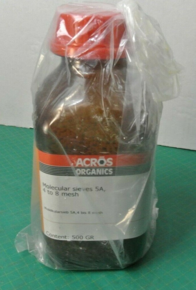 ACROS Organics Molecular Sieves 5A, 4 to 8 mesh 500 grams 69912-79-4