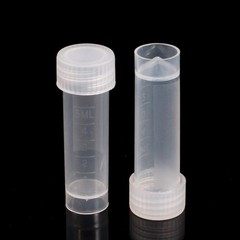 50 Pieces 5 ML Plastic Vials with Screw Caps Lab Sample Vials with Lids Plast…