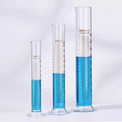 5ml – 1000ml Transparent Graduated Measuring Cylinder with Stopper Lab Supplies