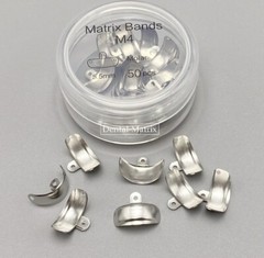 Dental Sectional Contoured System Matrix Bands M4 Metal Matrices Refill 50pcs