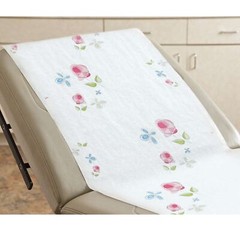 Rose Garden Table Paper White Smooth 21” W x 225′ L 12 Rolls