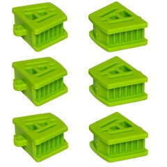 6 Medium Adult Autoclave Silicone Mouth Props Bite Block Dental Autoclave