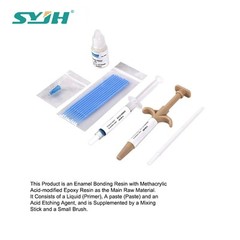 Dental Orthodontic Light Cure Adhesive Bonding Metal Brackets Etch Gel Braces