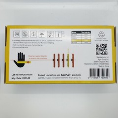 SunnyCare Nitrile Medical Examination Gloves – 1 CASE (10 boxes of 100) – Large