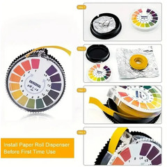 pH Test Paper Roll 1-14 Universal Litmus Strip 16.4ft Lab NEW