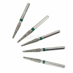 AZDENT Dental Diamond Burs FG1.6mm Tooth Drill For High Speed Handpiece 5Pcs/Box