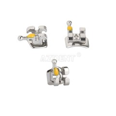 10X Dental Orthodontic Metal Brackets Braces Standard MBT.022 Hooks 345 AZDENT