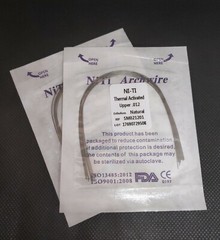 10 Packs Dental Orthodontic Thermal Activated Niti Round Arch Wires Natural Form