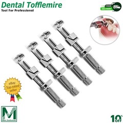 4PCS Dental Matrix Tofflemire Retainer Clip Universal Bands Stainless Steel