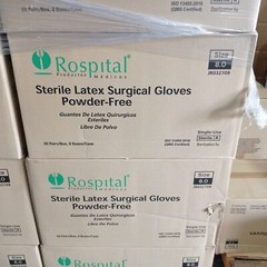 Sterile Latex Surgical Gloves Powder-Free 6.0 to 8.5 (50/400 pcs) from Malaysia