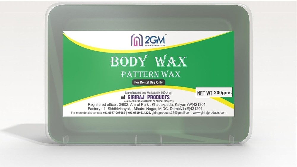 Green Dental Modeling Wax 200g Pattern Wax for Casting and Shaping Lab