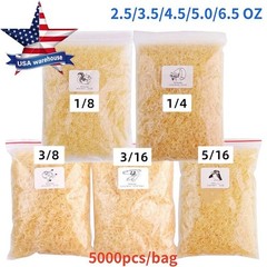 5000Pcs Dental Orthodontic Elastic Rubber Bands Ligature Ties Yellow Latex Brace