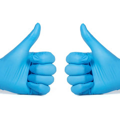 Advance Blue Nitrile Exam Gloves Latex Free Bulk 1000ct 4 Mil Powder Free Glove
