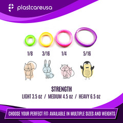 100 Assorted Color Light 3.5 Oz 1/8″ Chipmunk Latex Elastic Rubber Bands Braces