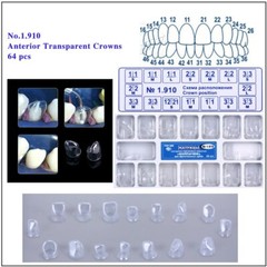 Anterior Transparent Crowns Dental Temporary Crown Adult Braces Pre-crowned