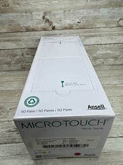 Micro-Touch Nitrile Exam Gloves Sterile 50 Pair Box Size: MEDIUM Exp: 05/2029