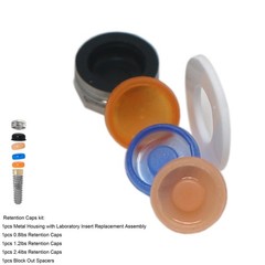 Dental Titanium Abutment Male Cap Inserts Fits Major ZEST locator Implant System