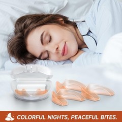 Orange Mouth Guard for Women & Adult, 4 Pack Large Size Large,