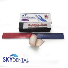 Sky Choice Articulating Paper Combo Red/Blue 71 Microns 12 Books/Box