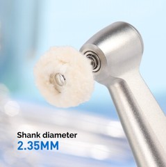 5Pc Cotton Dental Polishing Brush Wheels RA2.35mm Contra Angle RA Latch Type NEW