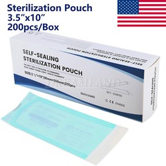 Sterilization Pouches- 3.5 ” x 10 ” Dental Self Seal Pouch Bag 200 Bags