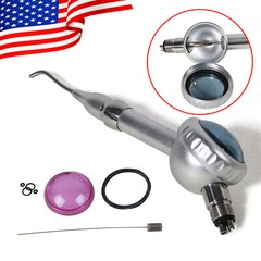 Dental Air Polisher Flow Teeth Polishing Handpiece Hygiene Prophy Jet 4 H &Tip