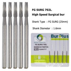 Wave Dental Carbide Surgical Length Long Bur 557 702 701 703 25mm For High Speed