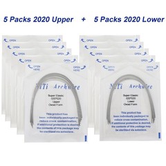 100Pcs Dental Orthodontic Arch Wire NiTi Ovoid Round Rectangular 012-020 U/L