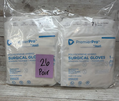PremierPro Polyisoprene HYBRID Surgical Glove *26 Pair* Size: 7.5 *See Date*4-25