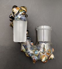 18mm Metallic (Green Exotic) Glass Drop Down Attachment Adapter