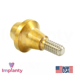 5x Dental Straight Multi Unit NP Conical Connection 2.25mm Plastic Sleeve Set