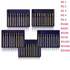 Dental FG Fresas de carburo de tungsteno For Alta Velocidad pieza de mano