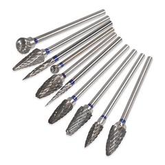 10 Pcs Tungsten Carbide HP Dental Acrylic Bur Drill Coarse Cutter 2.35mm Shank