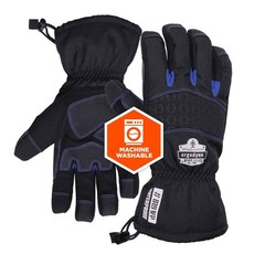 Ergodyne Unisex Adult Extreme Thermal Waterproof Winter Work Gloves Black Large