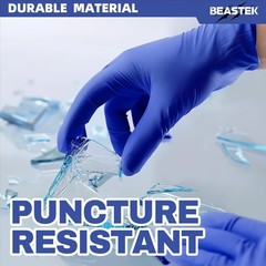 Blue Violet Nitrile Exam Gloves – Powder & Latex-Free, 4 Mil, 100 Pcs