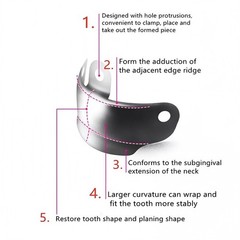 Dental Non-Stick Matrices Coating Full Curve Matrix Bands Refill 3D Fit Garrison