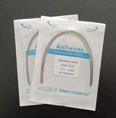 Dental Orthodontic Arcos Stainless Steel Arch Wires Round Wires Ovoid 10pc/pack