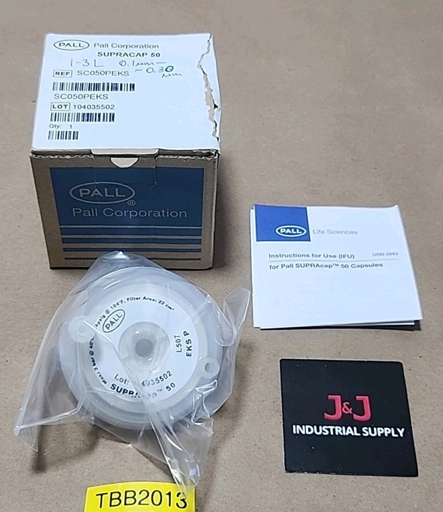 *NEW* Pall SC050PEKS SUPRAcap 50 EKS P Depth Filter Capsule 🇩🇪 Made + Warranty
